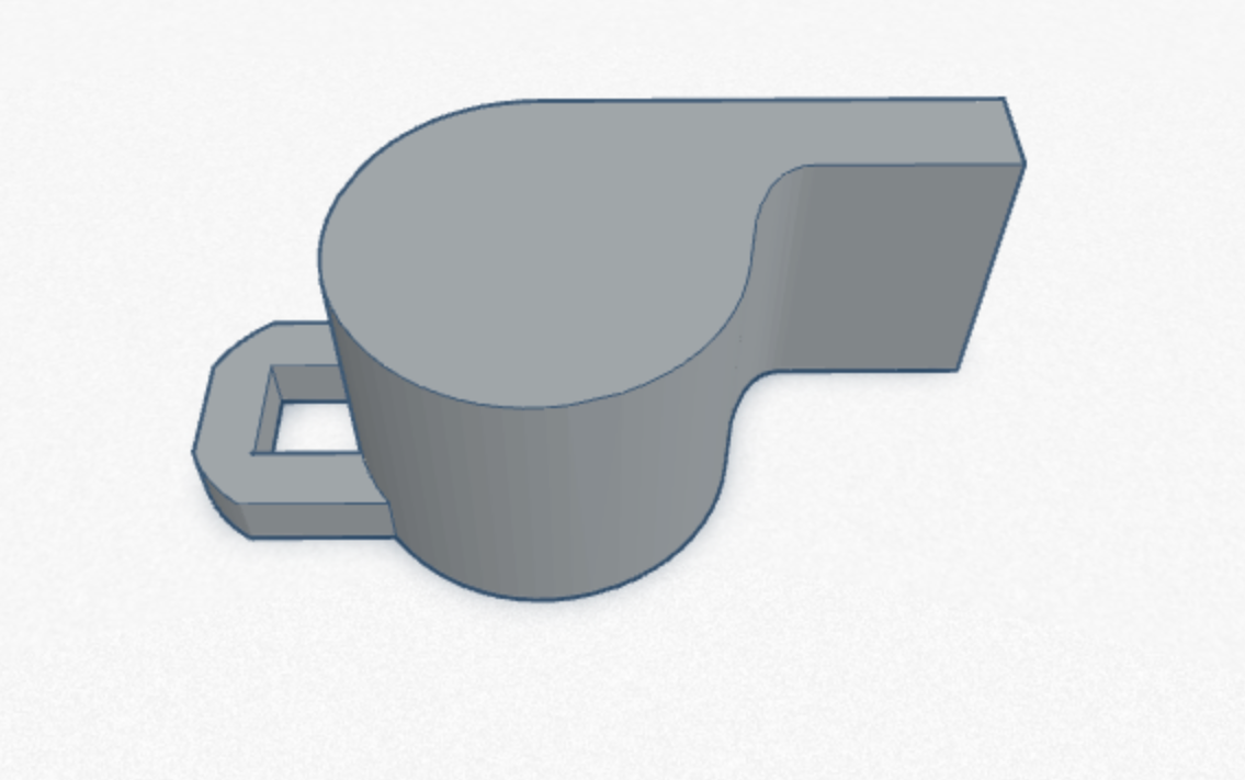 Prusa Whistle with Loop