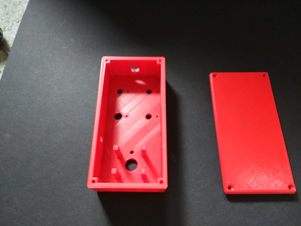 4 knob guitar pedal enclosure by buchhla Download free STL model