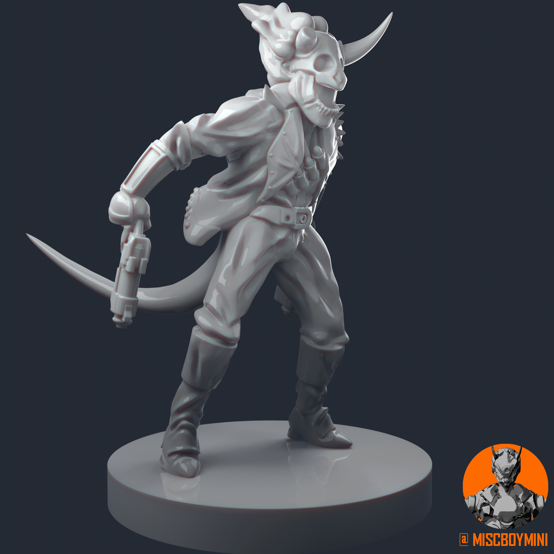 Demon Hunter (demon form) by Miscboymini | Download free STL model ...