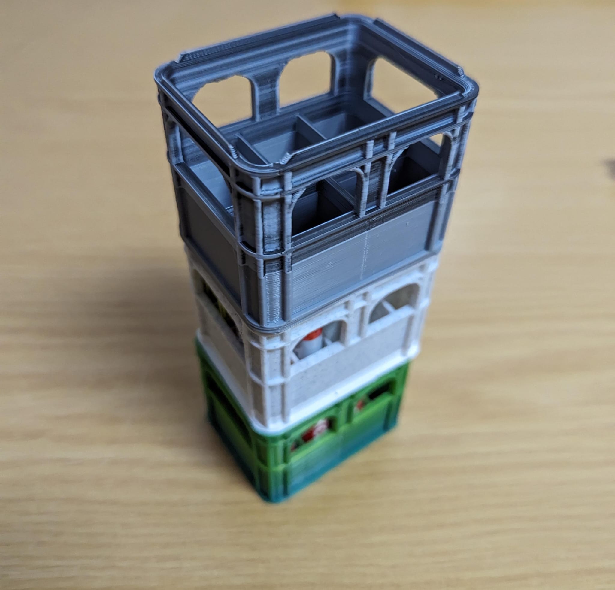 Actually Stackable Batteries Beer Crate
