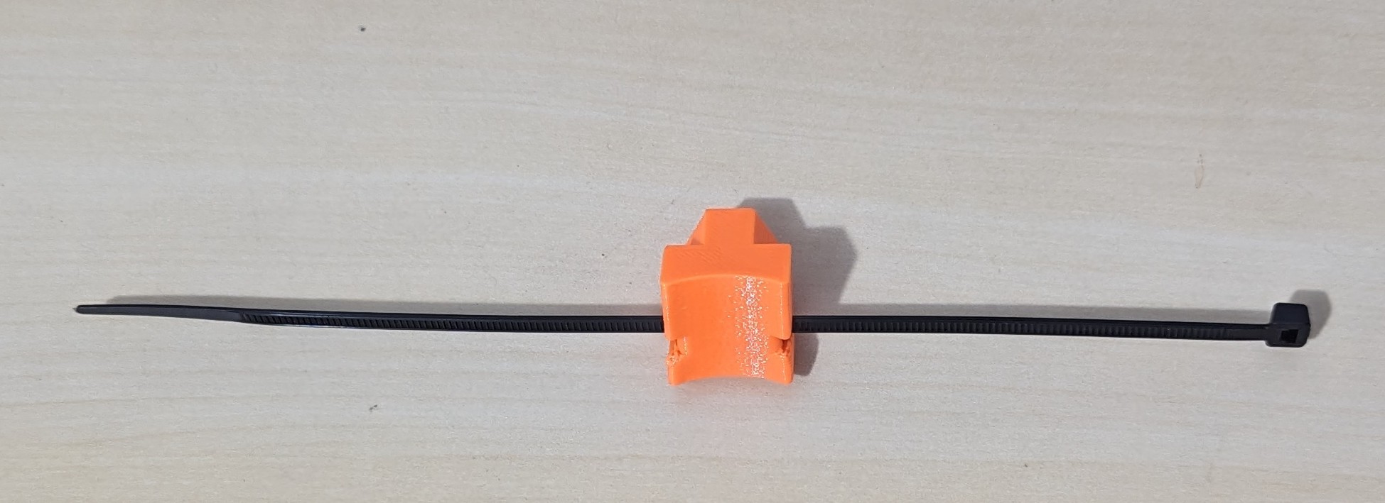 Cable Nylon lock holder storage wall STEP files by