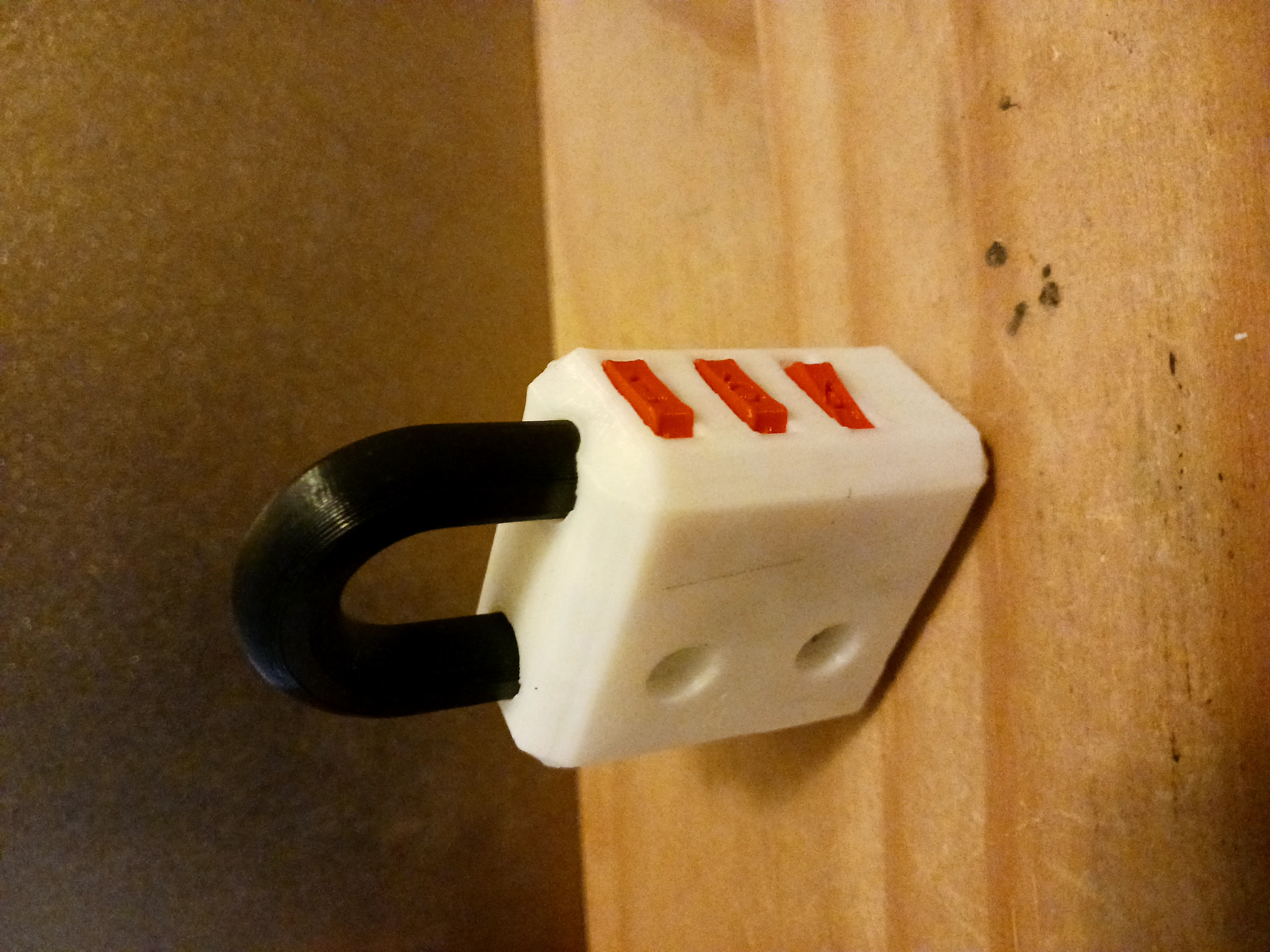 Miniatura 4 do modelo 3D Combination Lock Lock