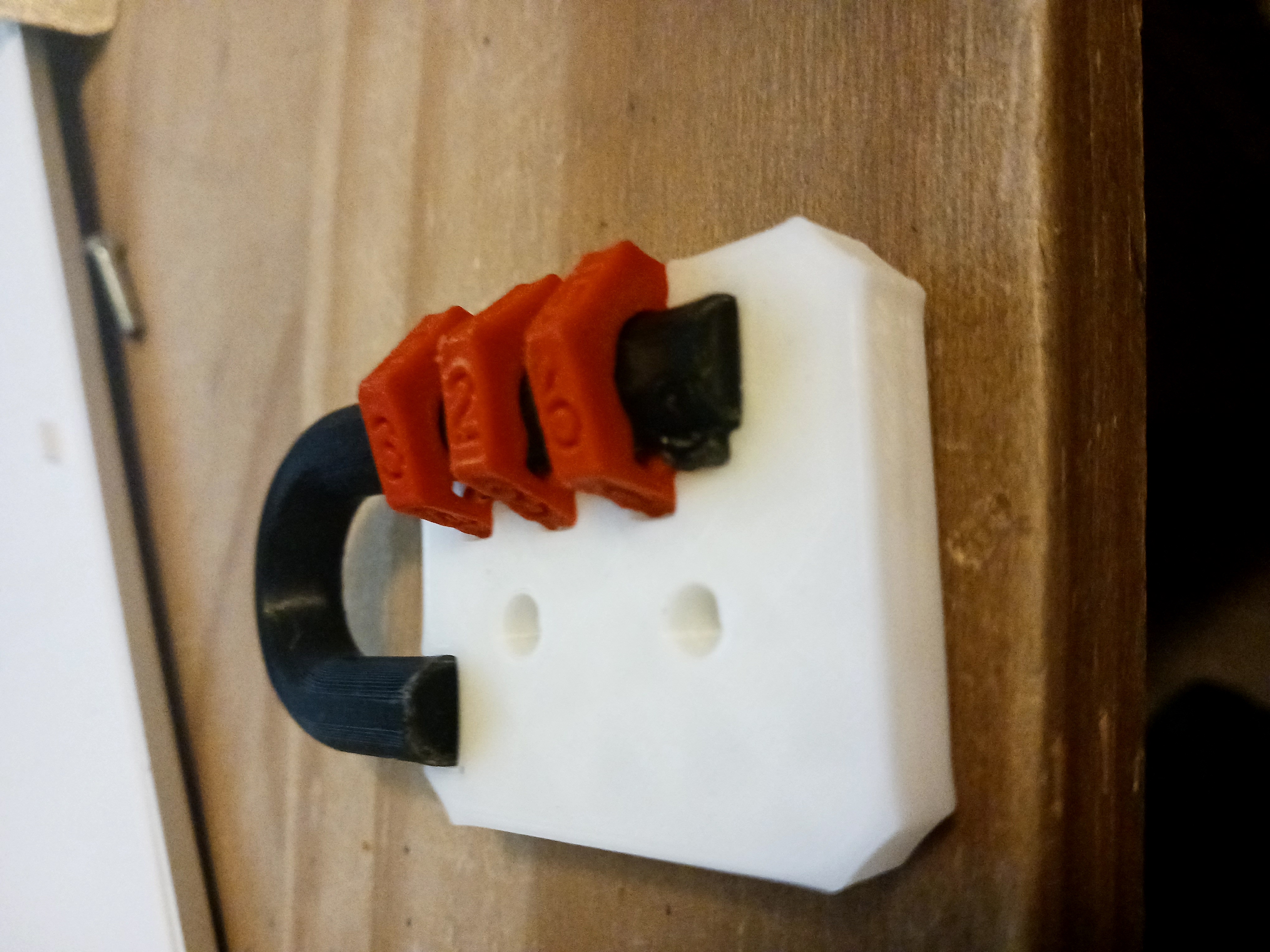 Miniatura 8 do modelo 3D Combination Lock Lock