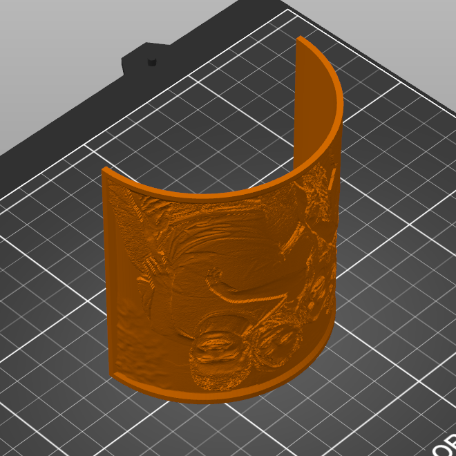 Customisable lithophane night light base by gubutek Download free STL