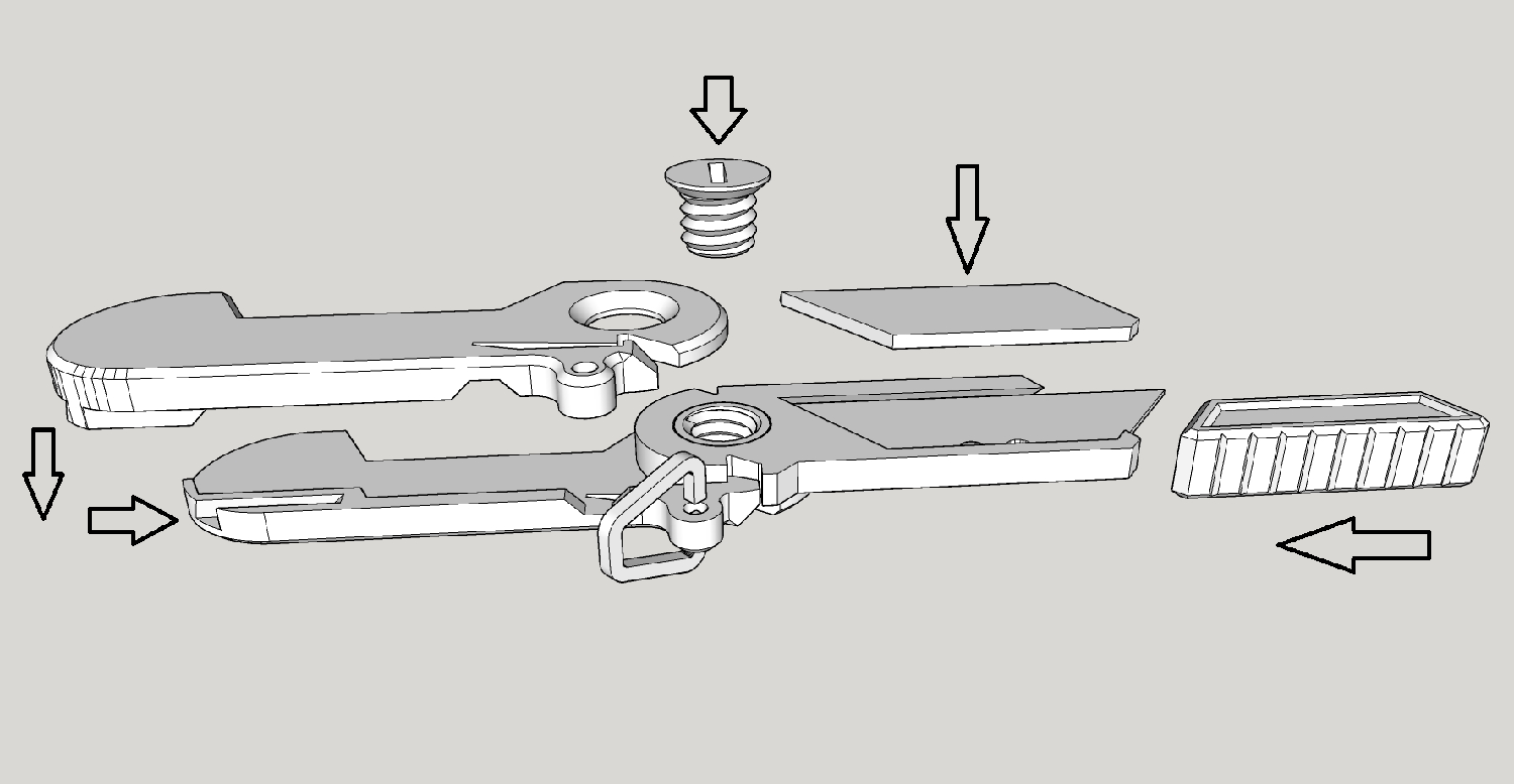 Ring Pull Lock Blade Holder — miniatura 4