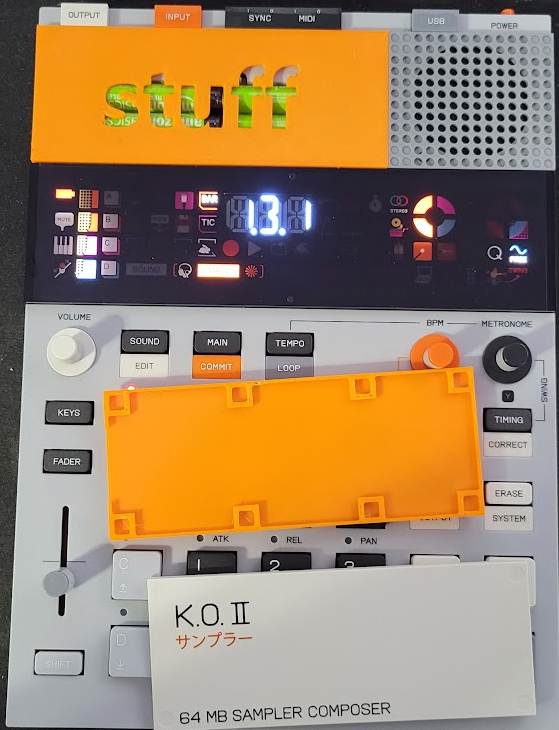 ko II 2 ep 133 teenage engineering Battery Cover