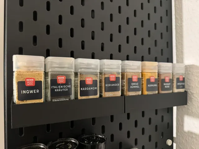 Skadis/ SKÅDIS Gewürzhalter Spice rack Rewe Quadratisch