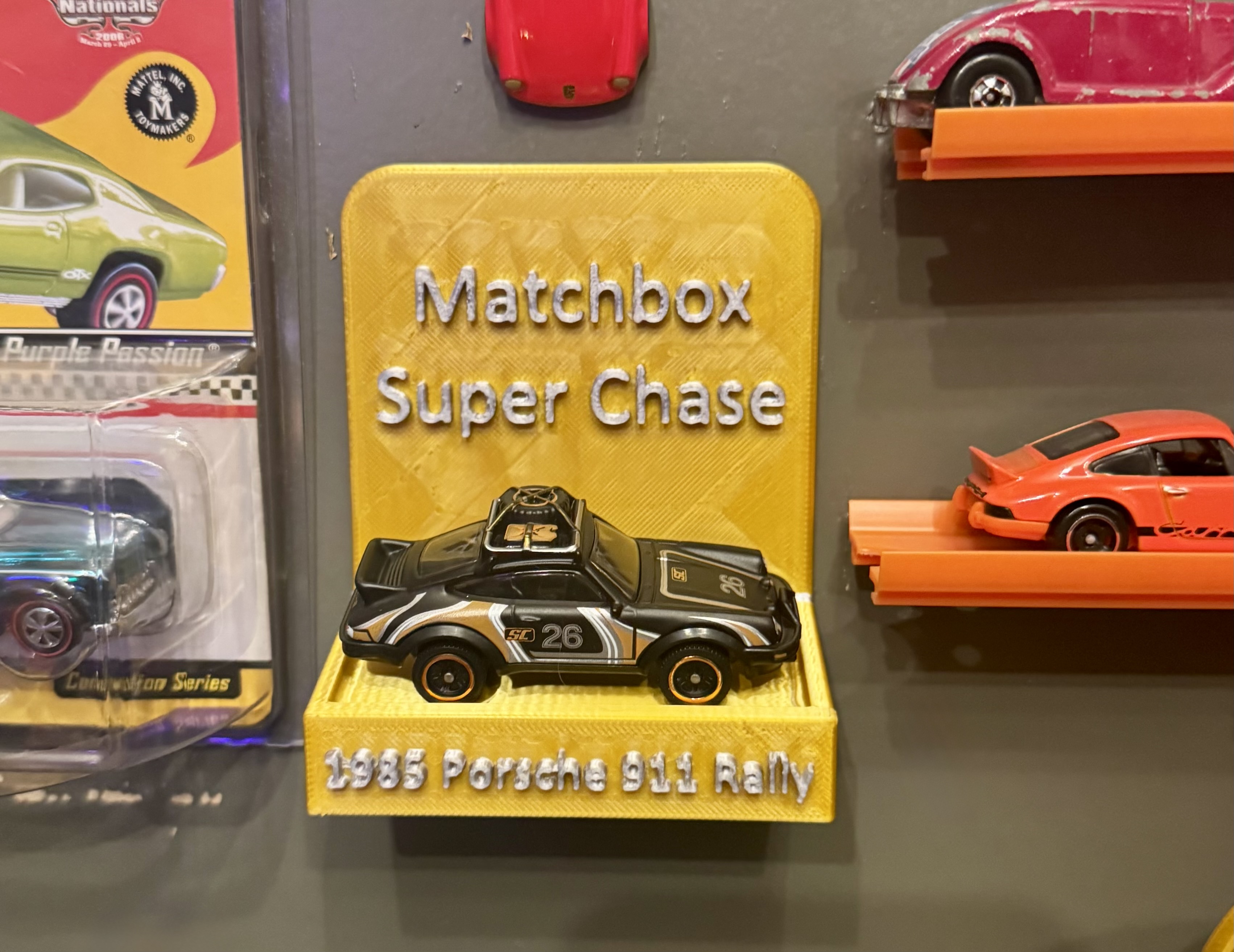 1:64 Scale Vehicle Wall Mount Display - Customizable