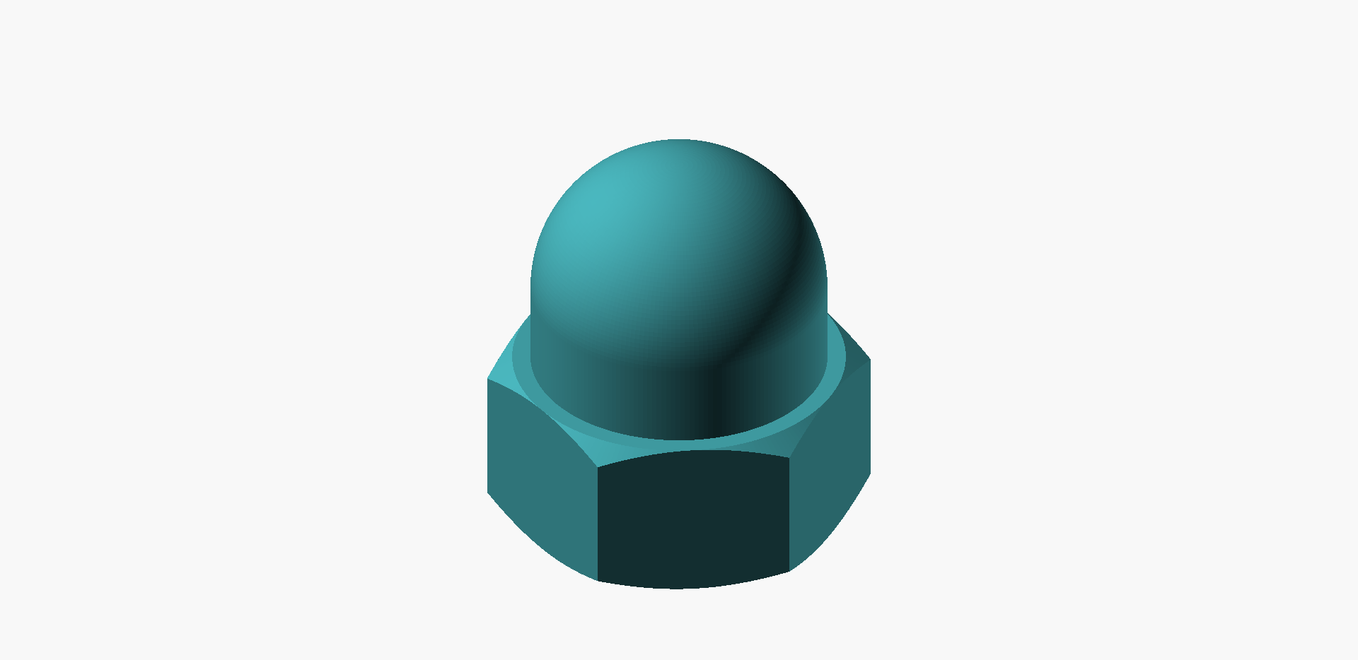 Dozents of UNC Acorn Dome Nuts with Precise Threads — miniatura 2