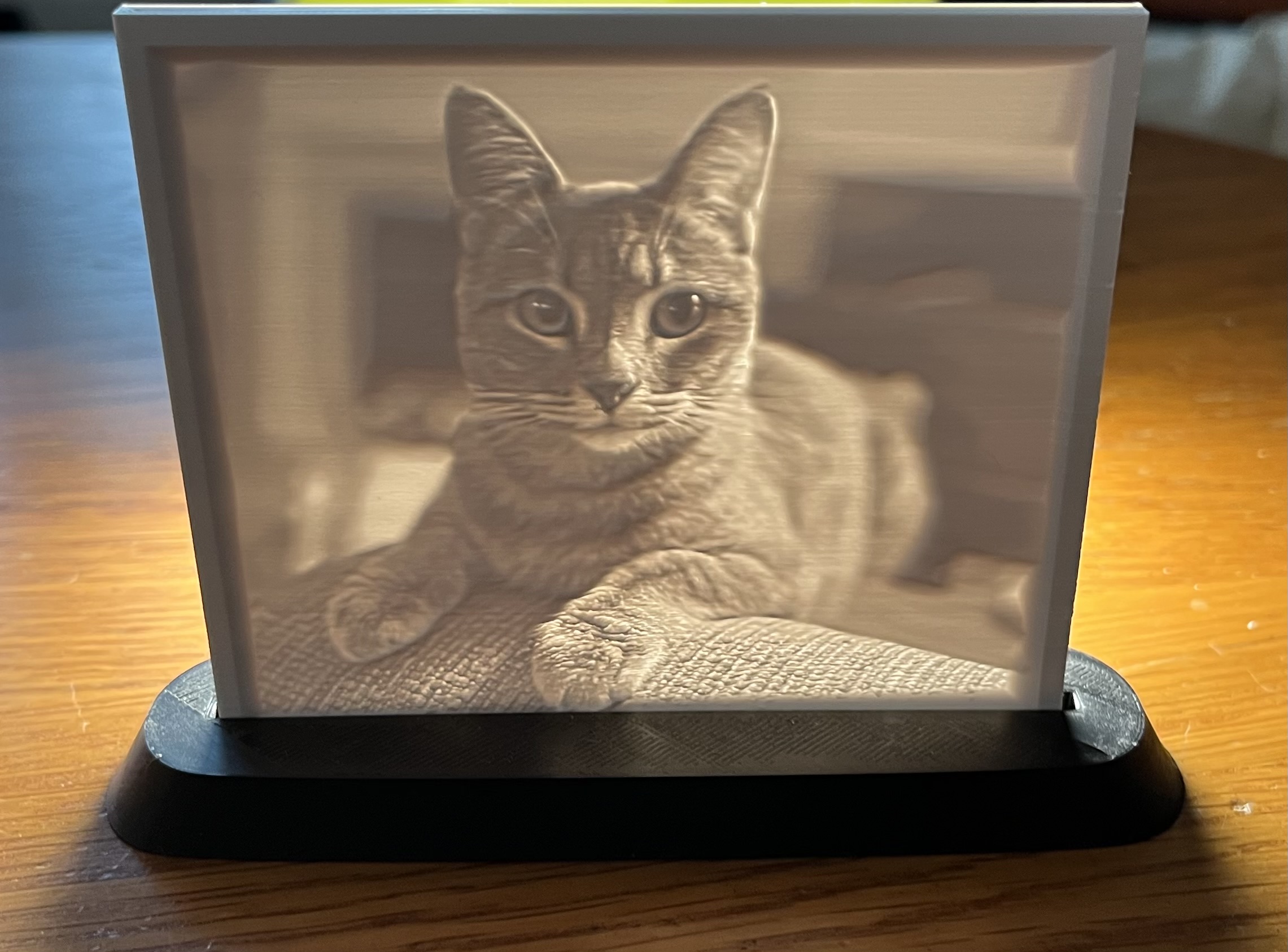 Lithophane holder