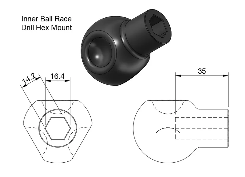 Drill Powered Scraper Machine with CV Car Joint! Defrosting by Drak