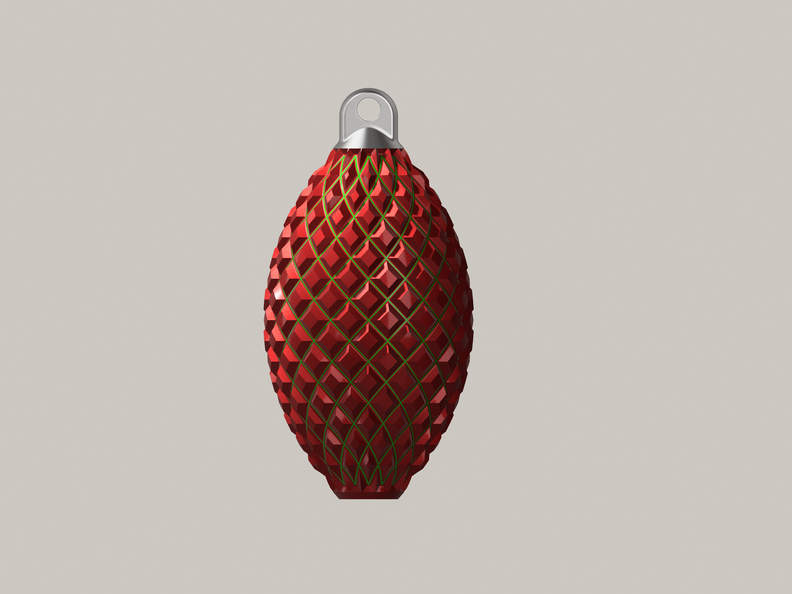 Miniatura 3 do modelo 3D Pine-Cone Bauble