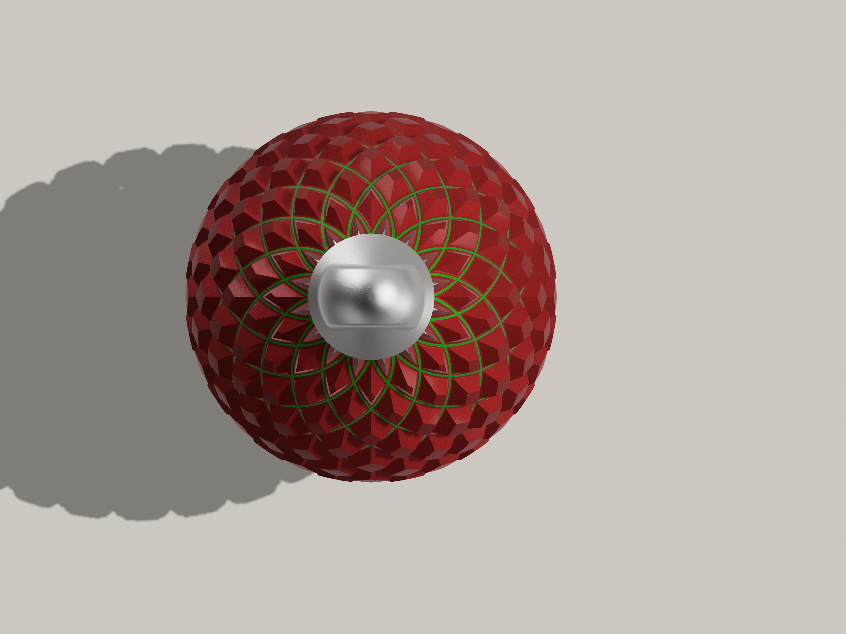 Miniatura 6 do modelo 3D Pine-Cone Bauble