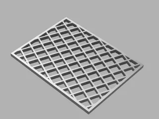 Rectangle Rectangle Coaster by Skitz67 | Download free STL model ...