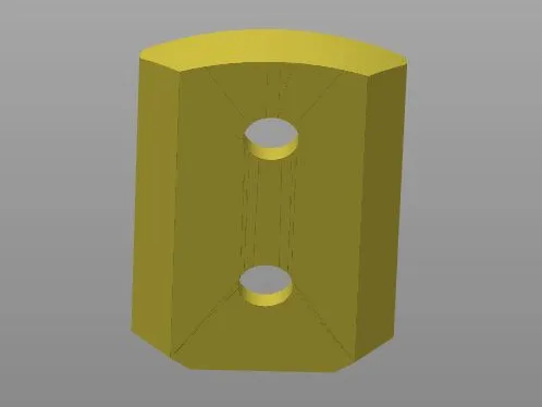 Hidden Screw, Print in Place Wall hook (Insert Only)