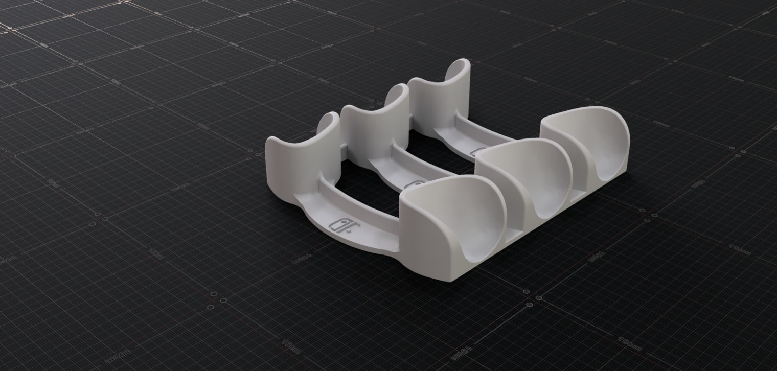 Nintendo Switch Pro Controller Stand 3x Controller by ntalekt