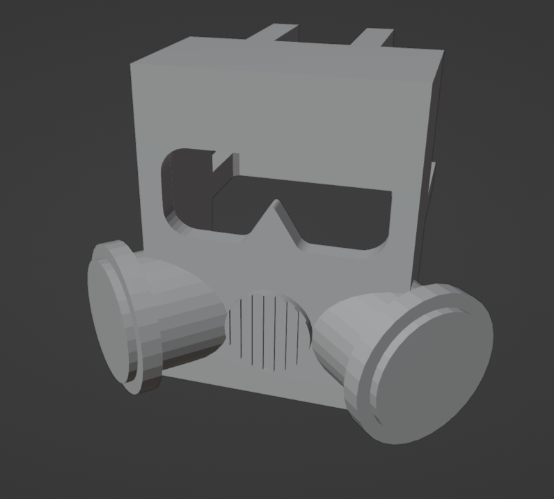 Gas mask for lucky 13