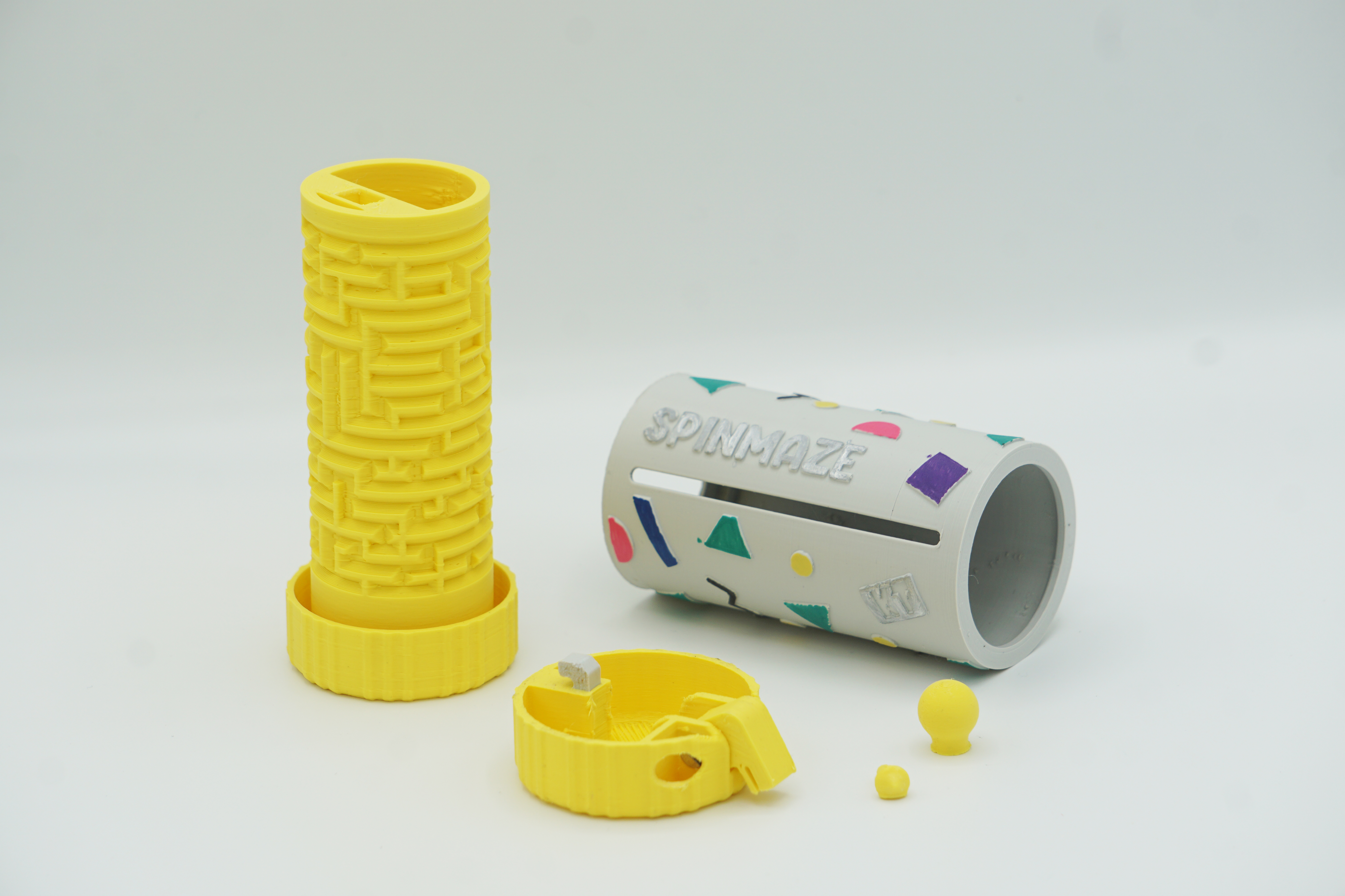 Spinmaze - Expert puzzle with easy reset and locked compartment