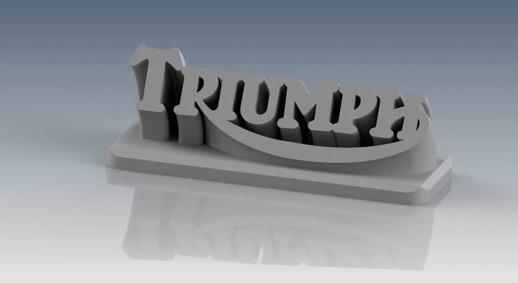 Triumph : Triumph-Namensschild / Triumph Plaque