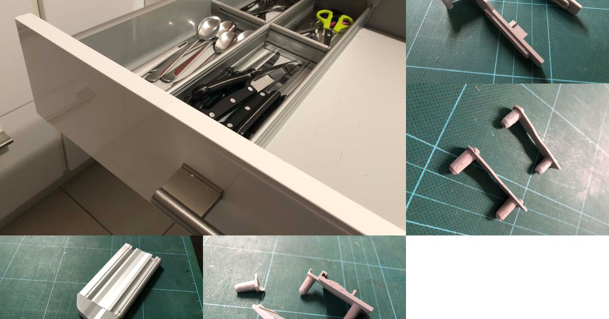 Spare parts for IKEA kitchen drawer divider by Regis Download free