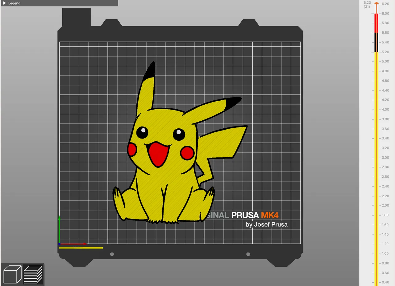 STL file 2D Wall Decoration - Pokemon Pikachu with SWAG 🐉・3D