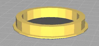 Adapter for PowerCube to 45mm hole