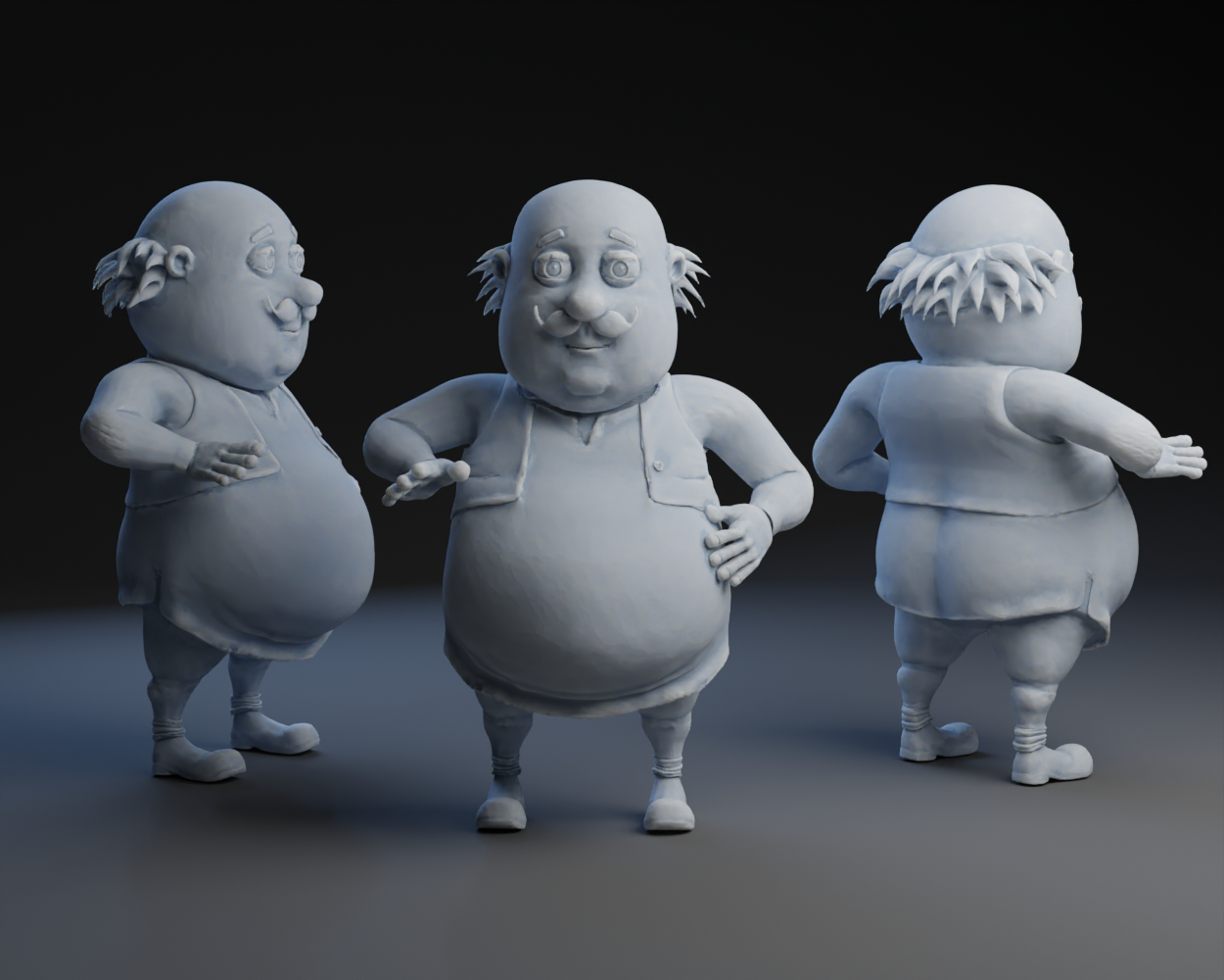 Motu from Motu and Patlu by Peter Farell | Download free STL model ...