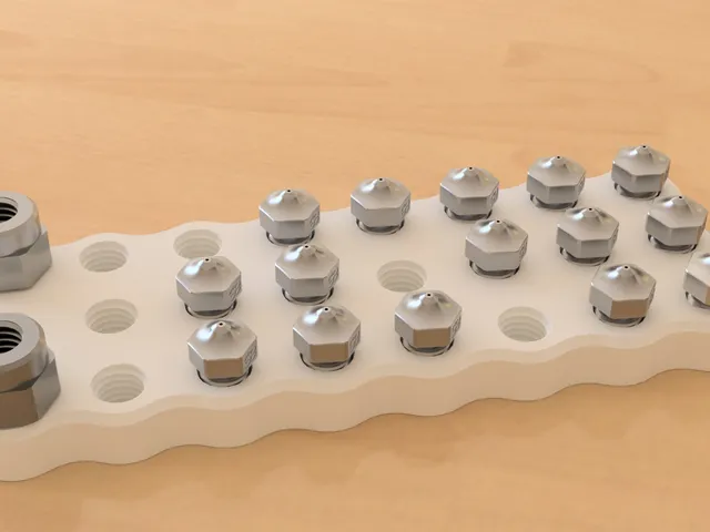 nozzle tray (with threads)