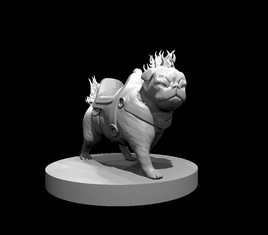 Miniatura 2 do modelo 3D Hell Pug