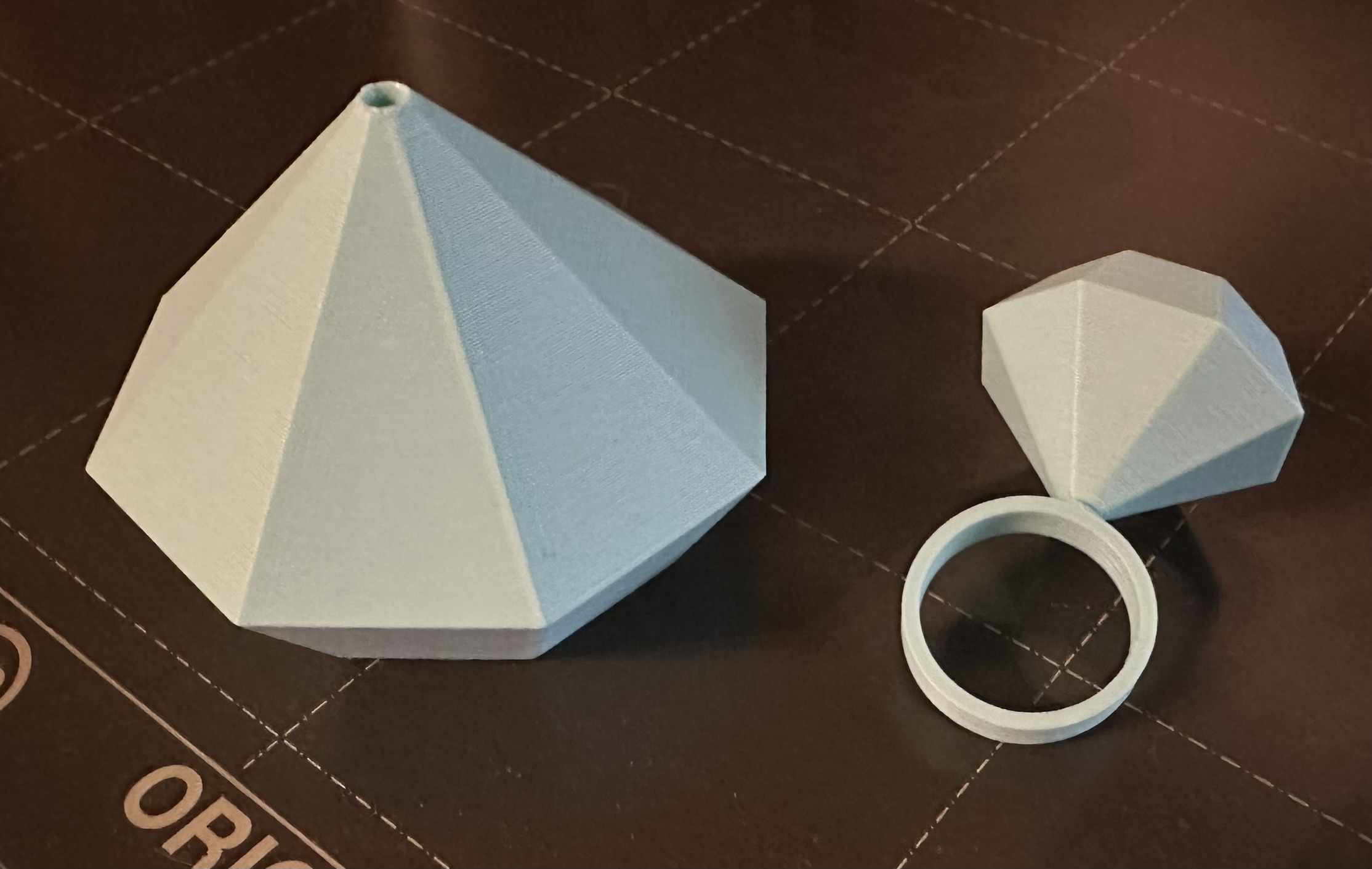 Miniatura 5 do modelo 3D Diamond ring