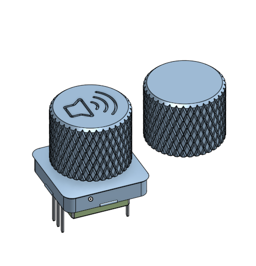 Encoder Knob and Insert for Keychron Q1 Volume Knob Upgrade