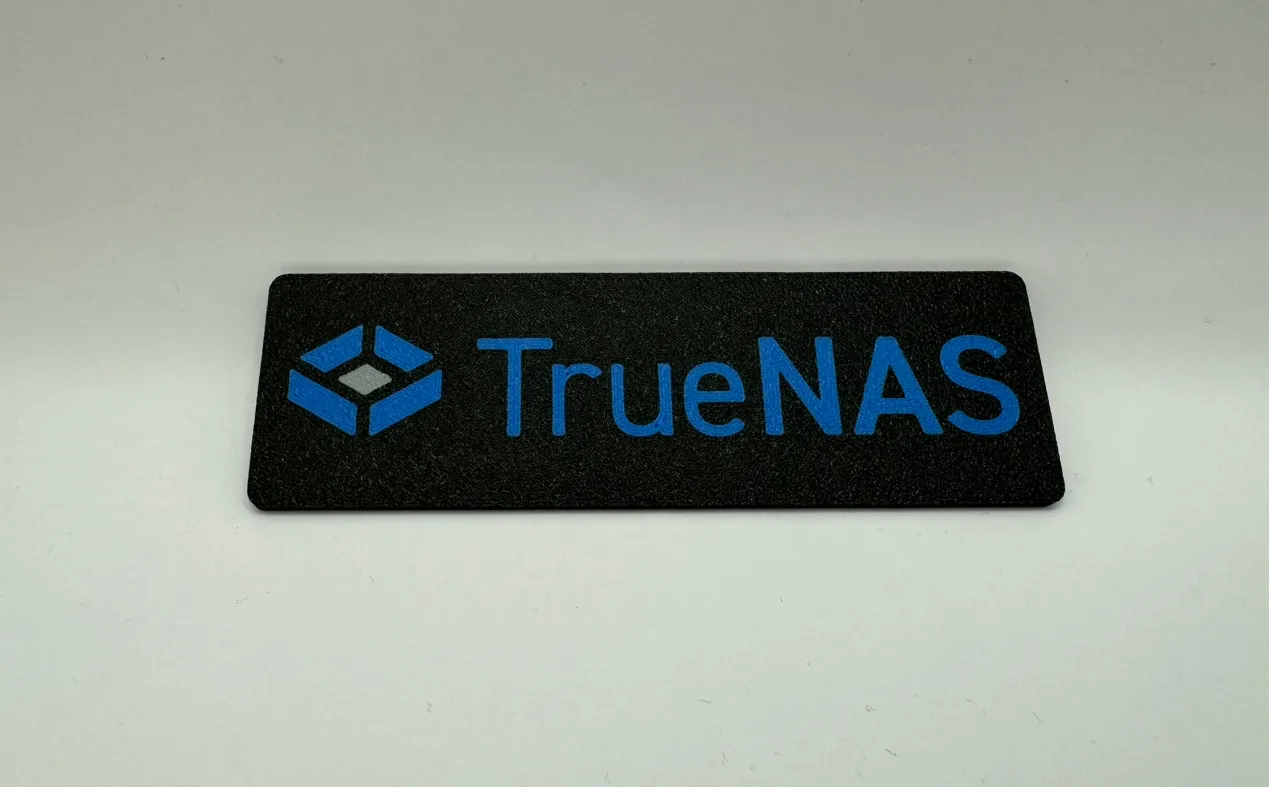 TrueNAS logo Badge/Plate by Stigern | Download free STL model ...