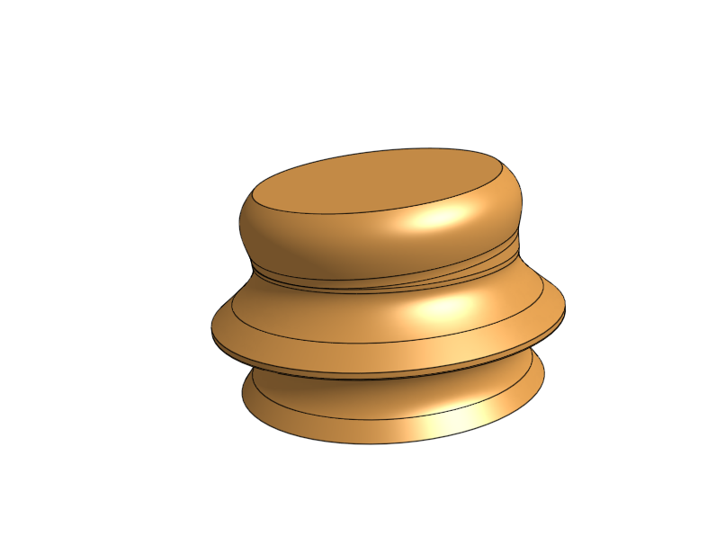 Miniatura 6 do modelo 3D Round scraper
