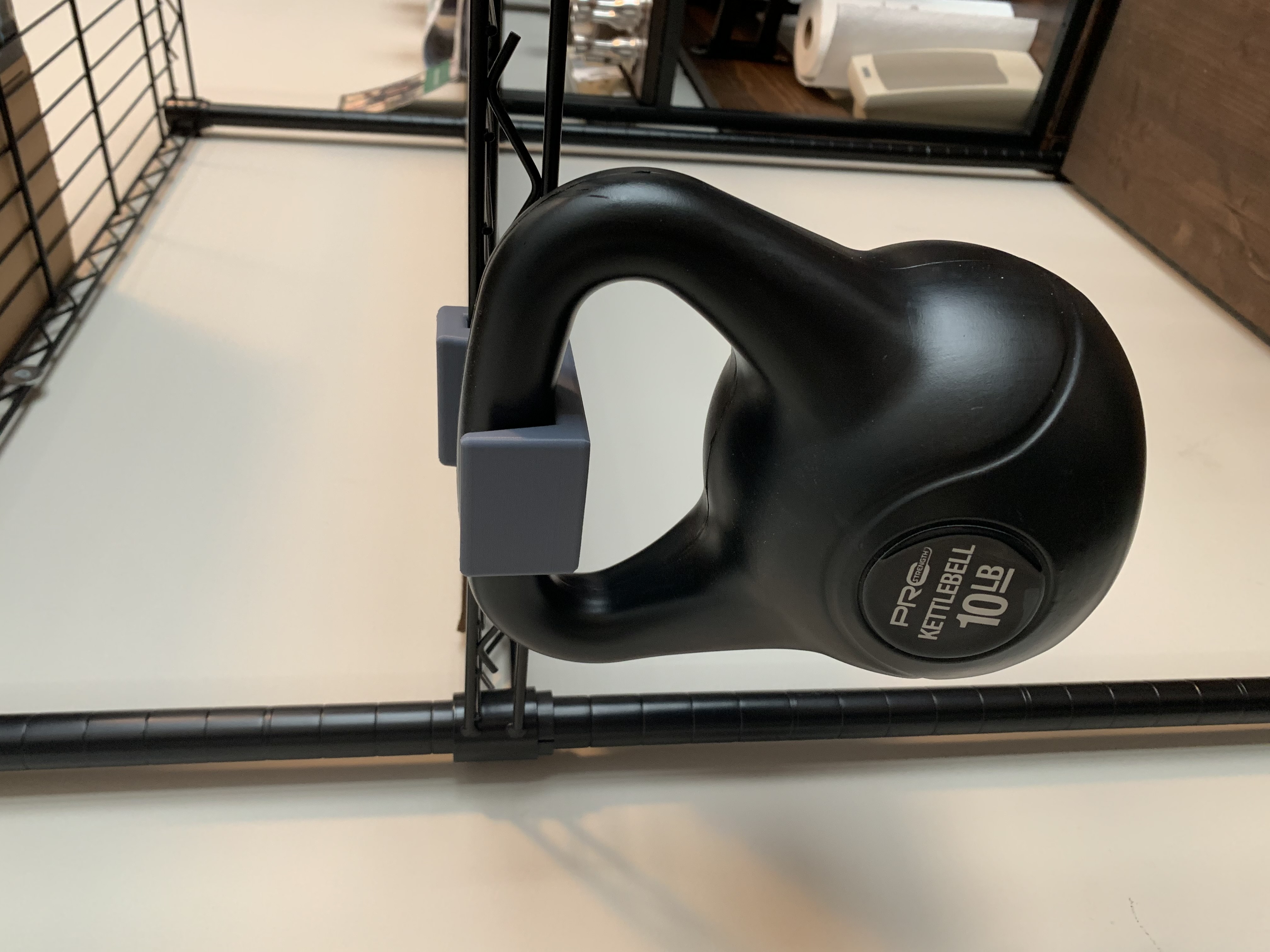 Miniatura 2 do modelo 3D Wire Rack Hook/Hanger