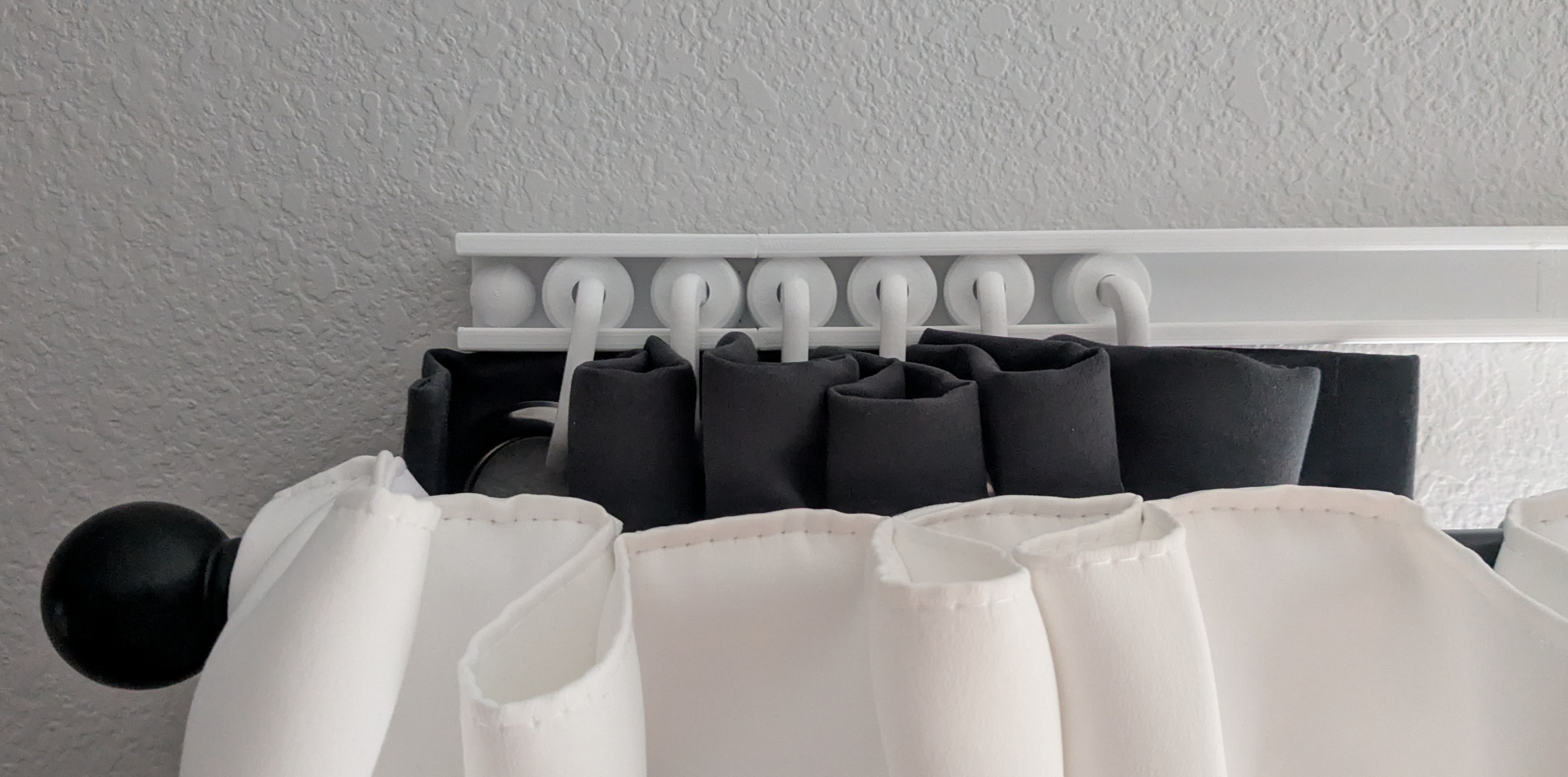 Modular Flush Curtain Track