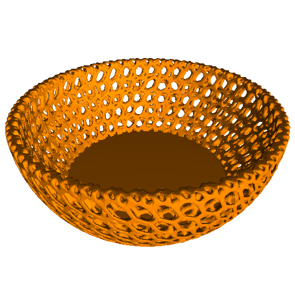 Bowl voronoi style bowl