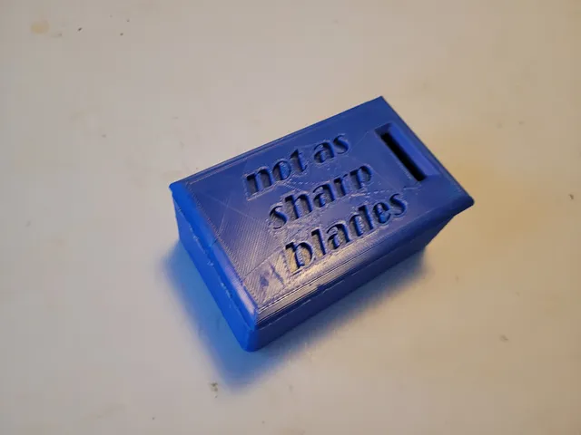 not as sharp blades box