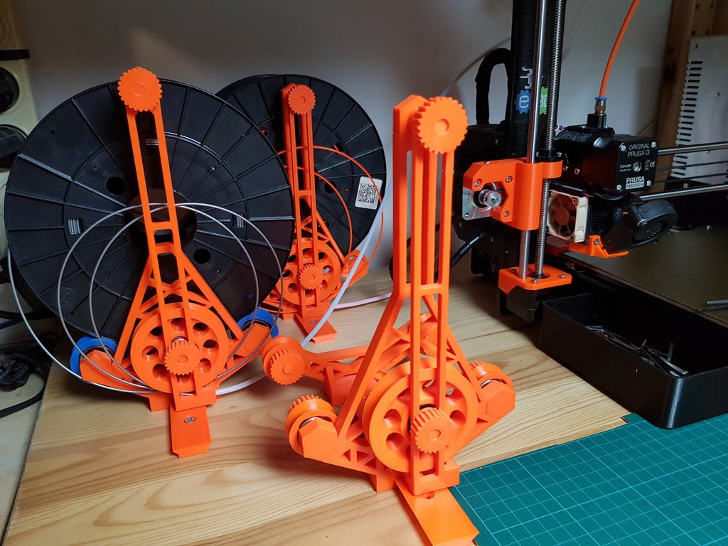 Prusa MMU2 Spool Holder by kommisar | Download free STL model ...