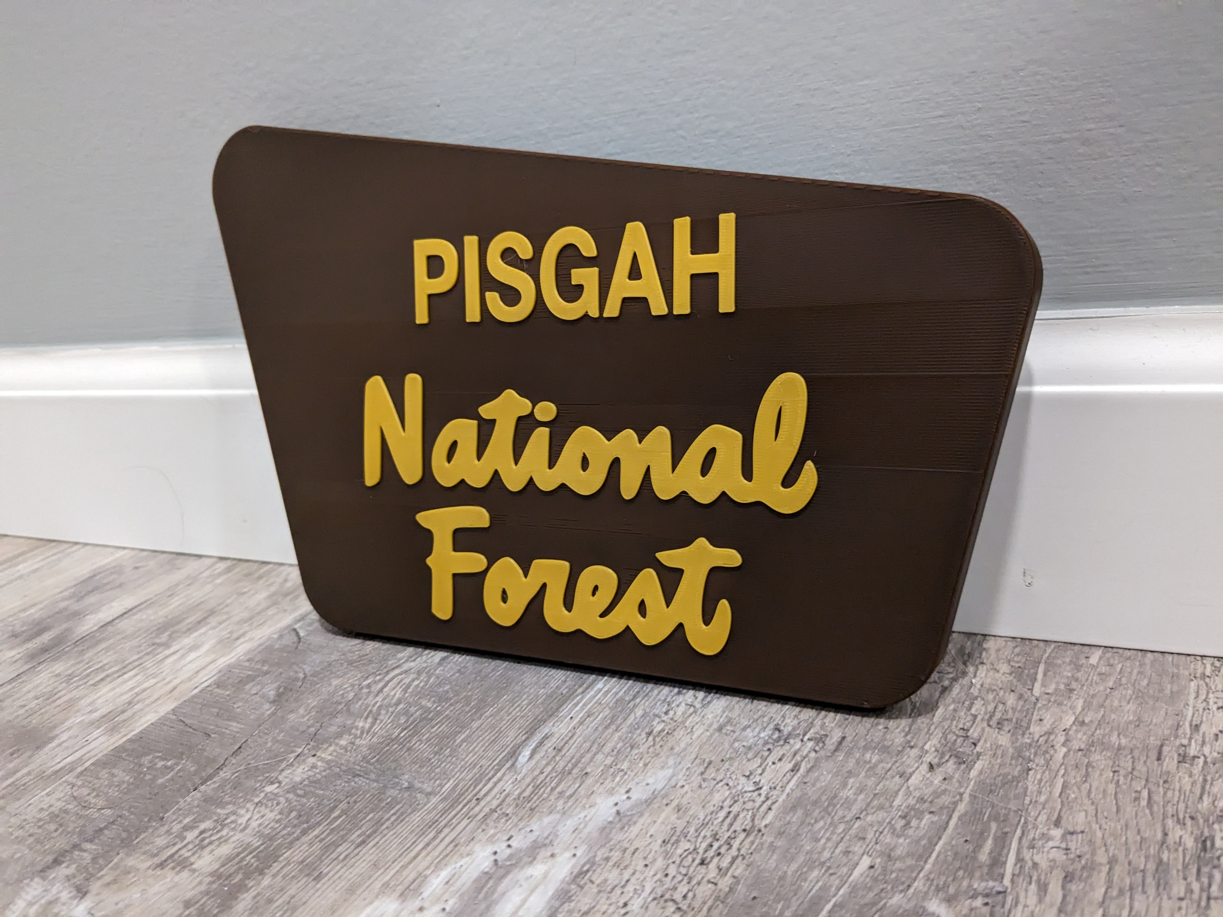 Pisgah National Forest Sign