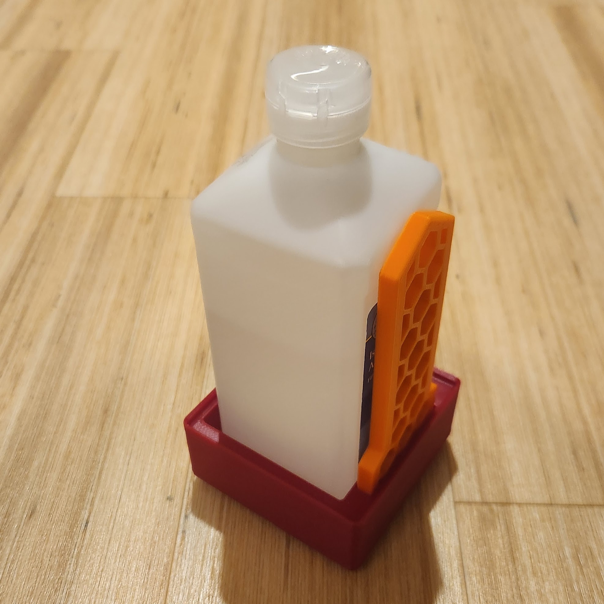 Gridfinity Isopropyl Alcohol Hex Scraper Holder