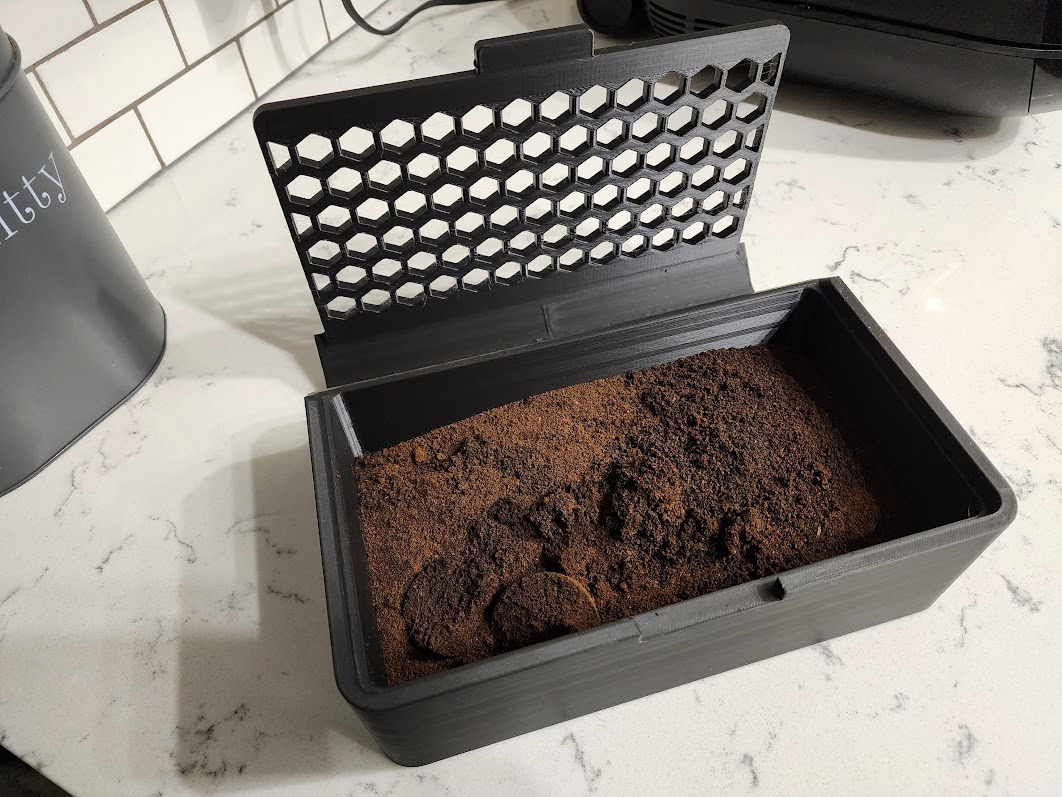 Ground Coffee Box 3D model thumbnail