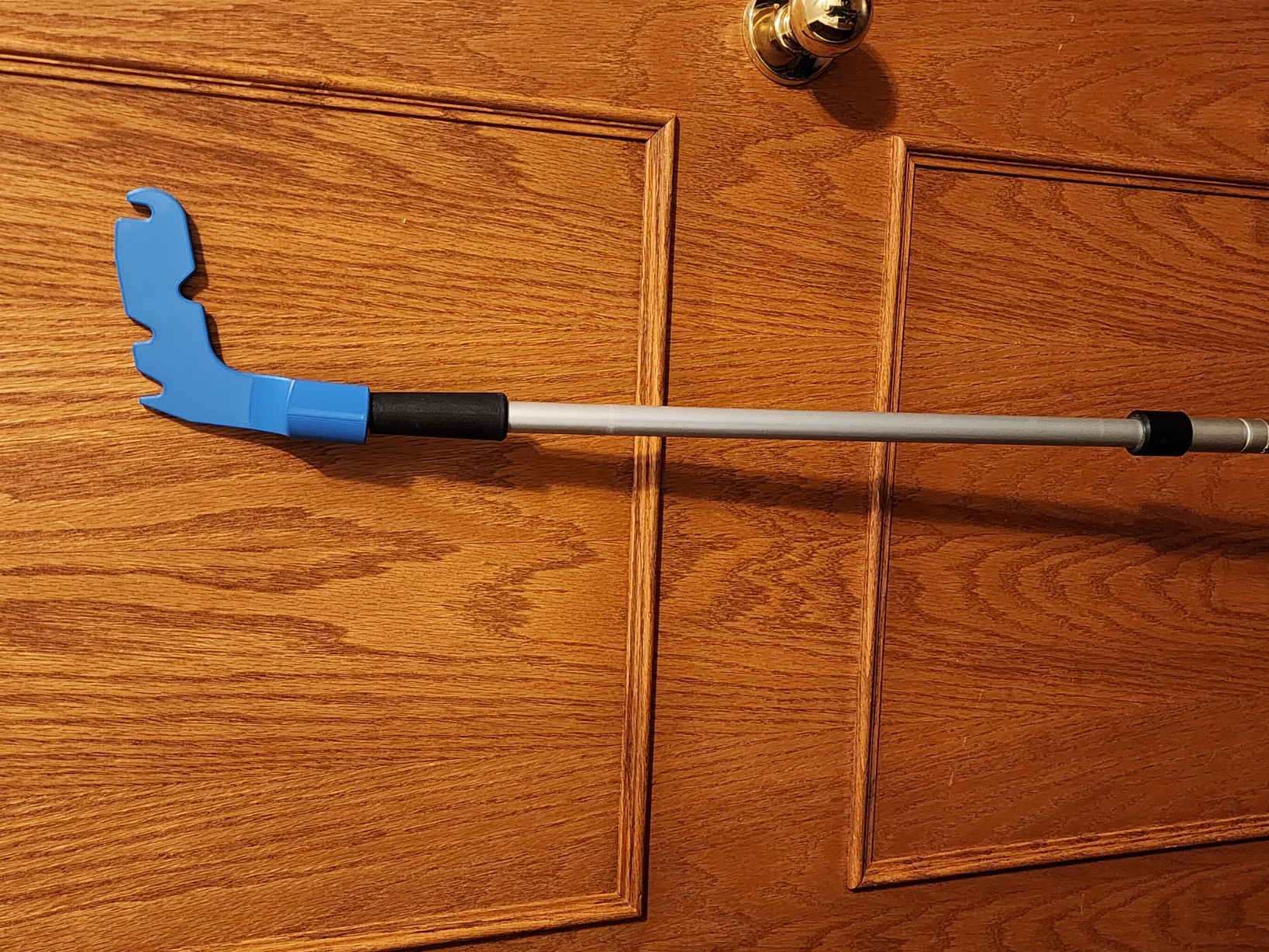 Christmas light hanging tool a multipurpose utility hook attachment for Painter's poles by