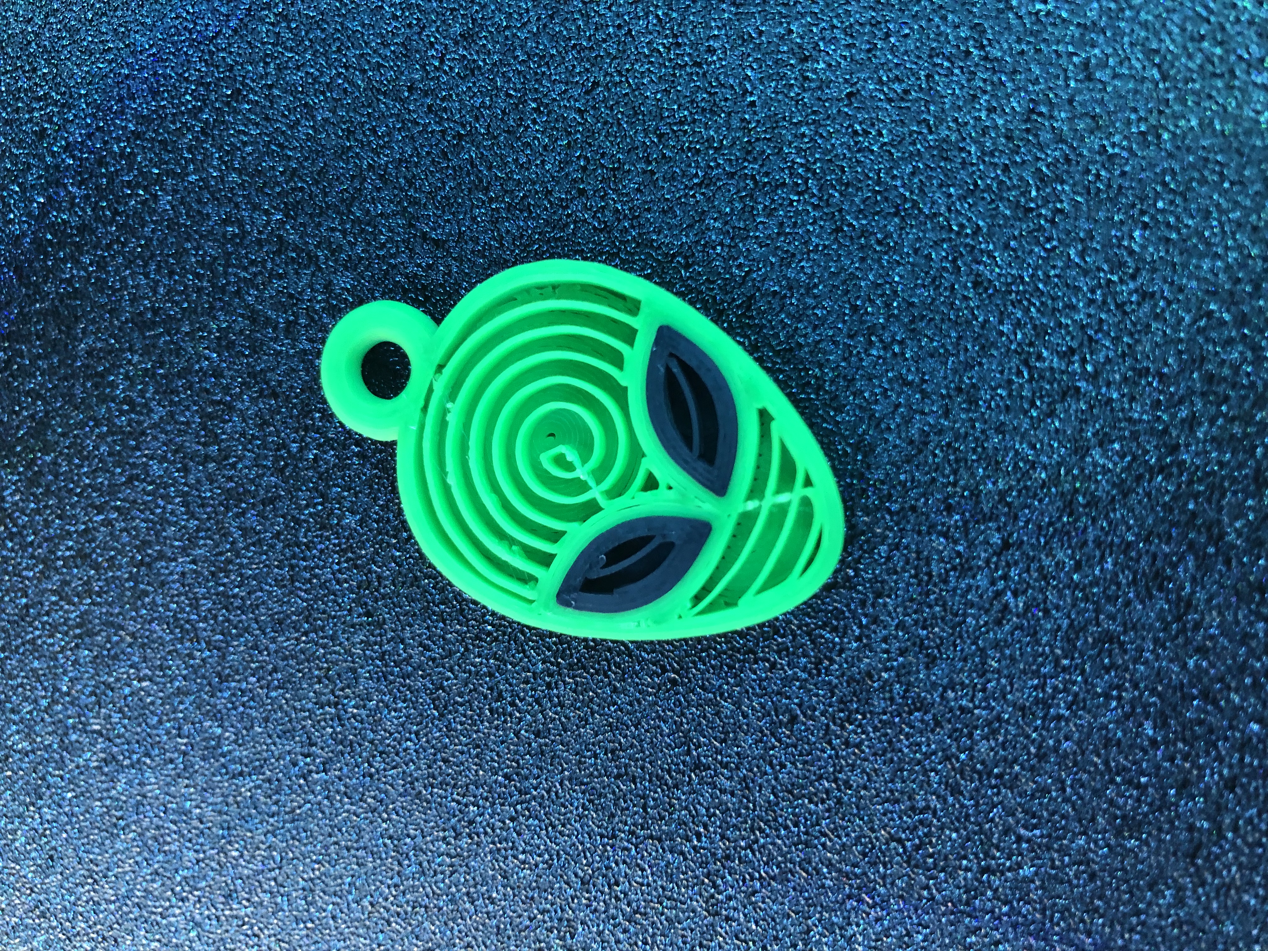 Miniatura 5 do modelo 3D Alien Head Keychain / Pendant