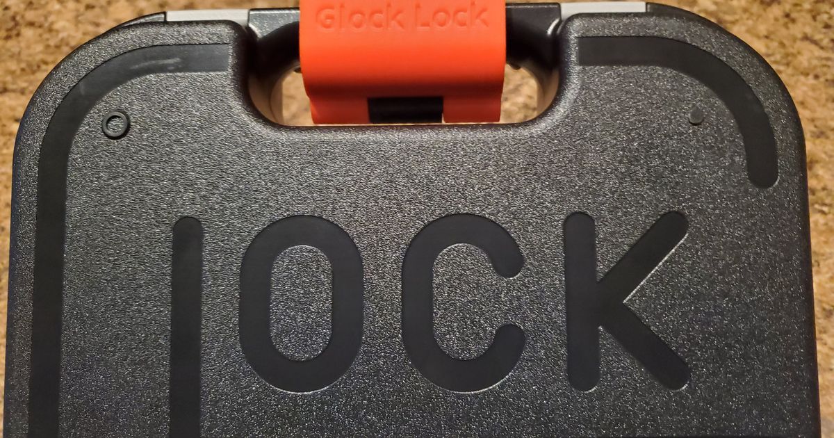 Glock Pistol Box Handle Lock by Walkul Download free STL model