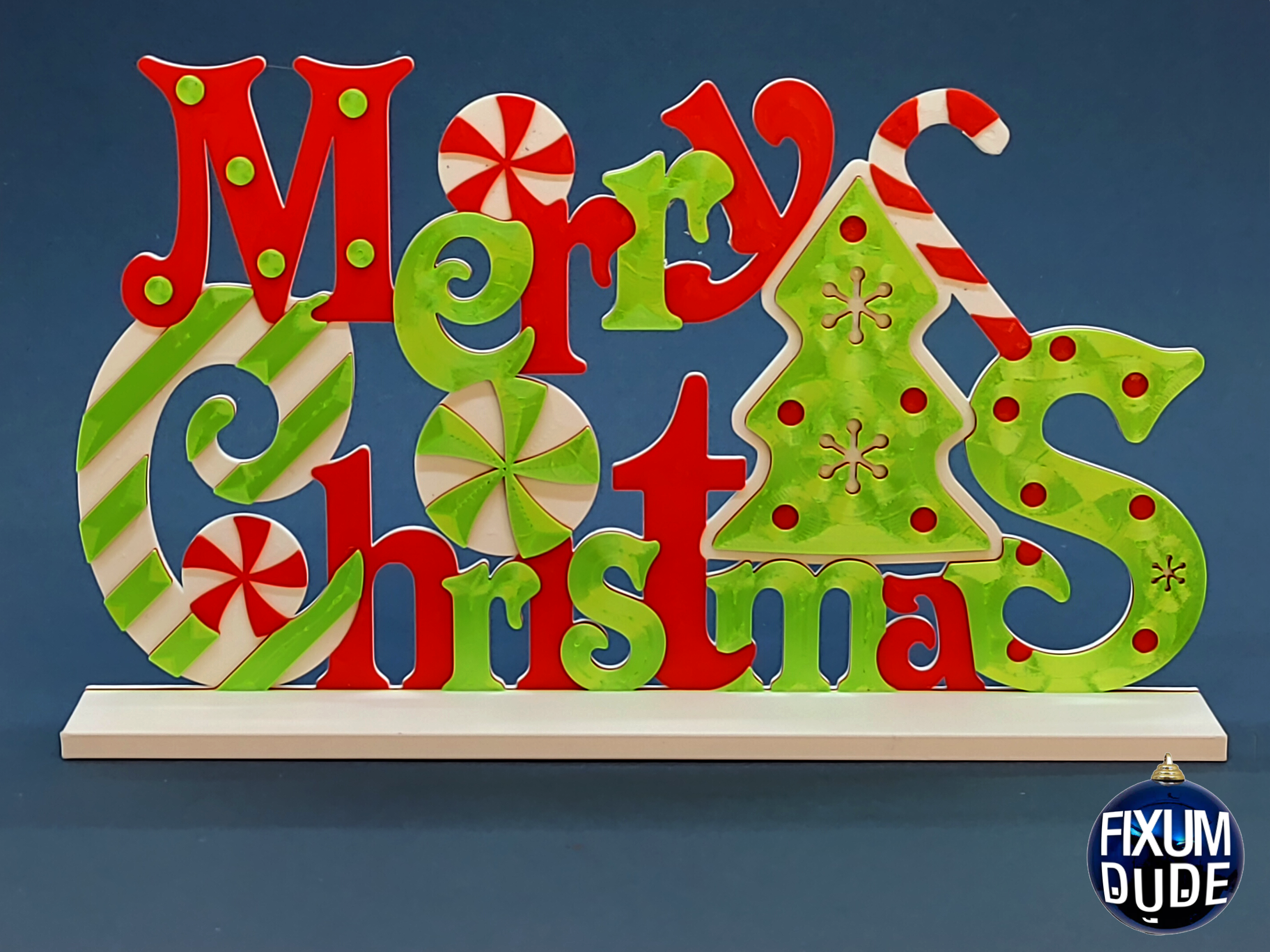 Merry Christmas Tabletop Decoration