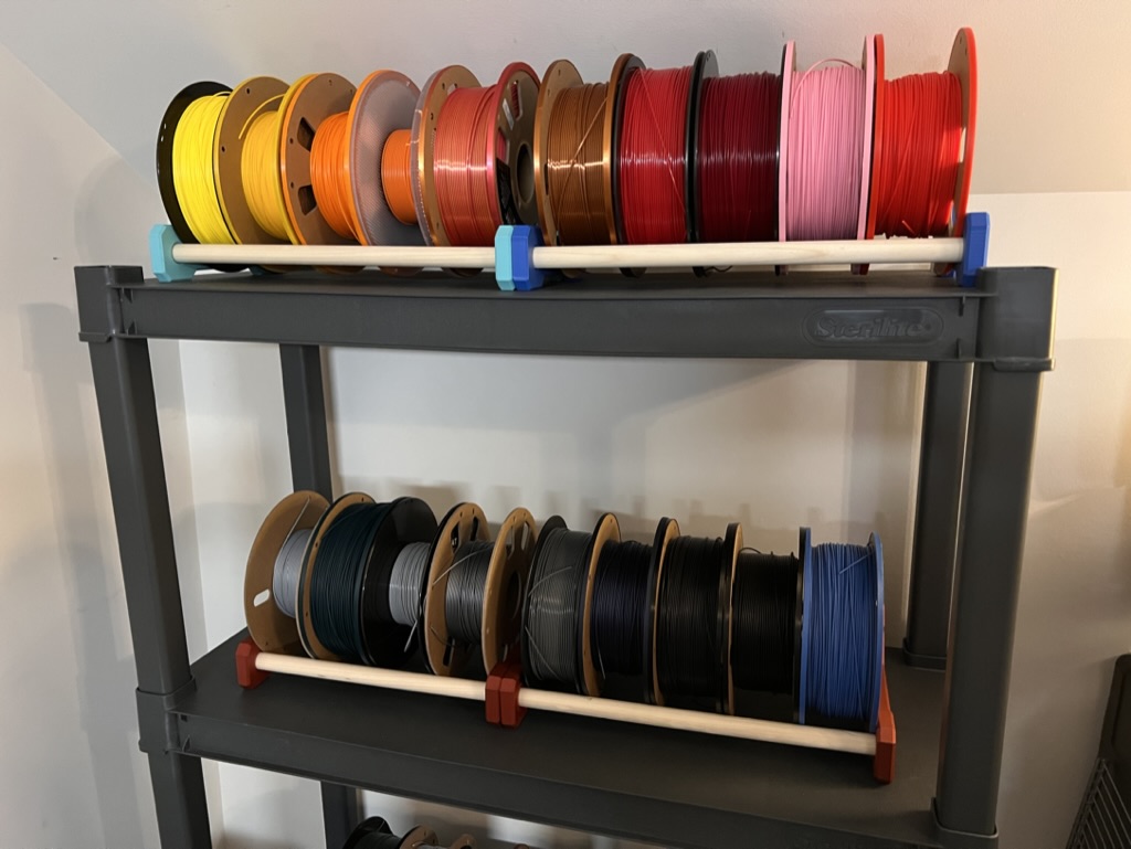 Filament Spool Storage Bracket for Shelving by JamKo Design | Download ...