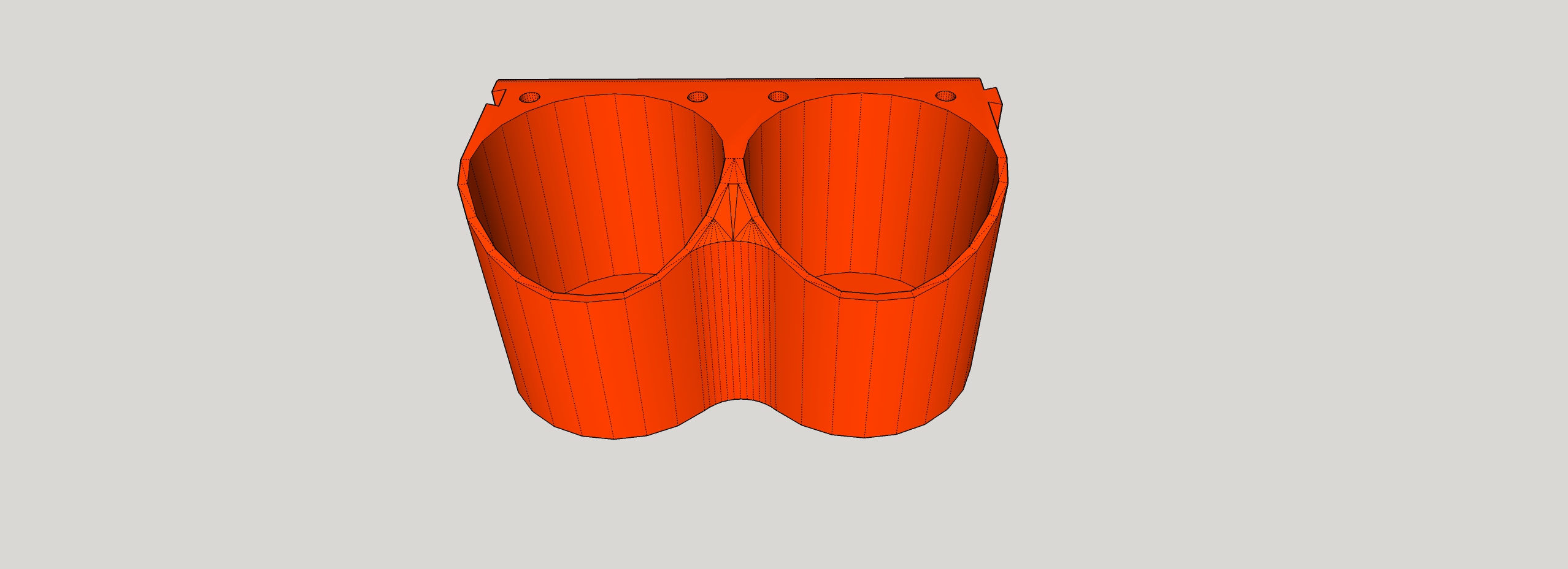 Miniatura 2 do modelo 3D Modular Spray Can Holder