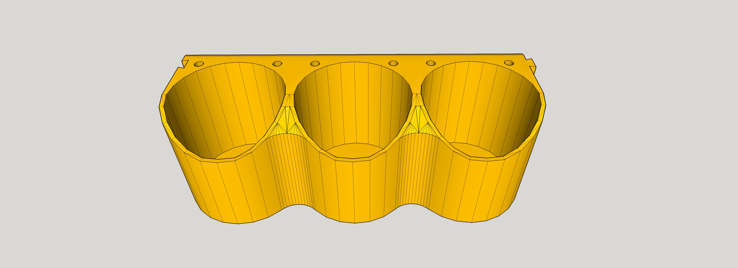 Miniatura 3 do modelo 3D Modular Spray Can Holder