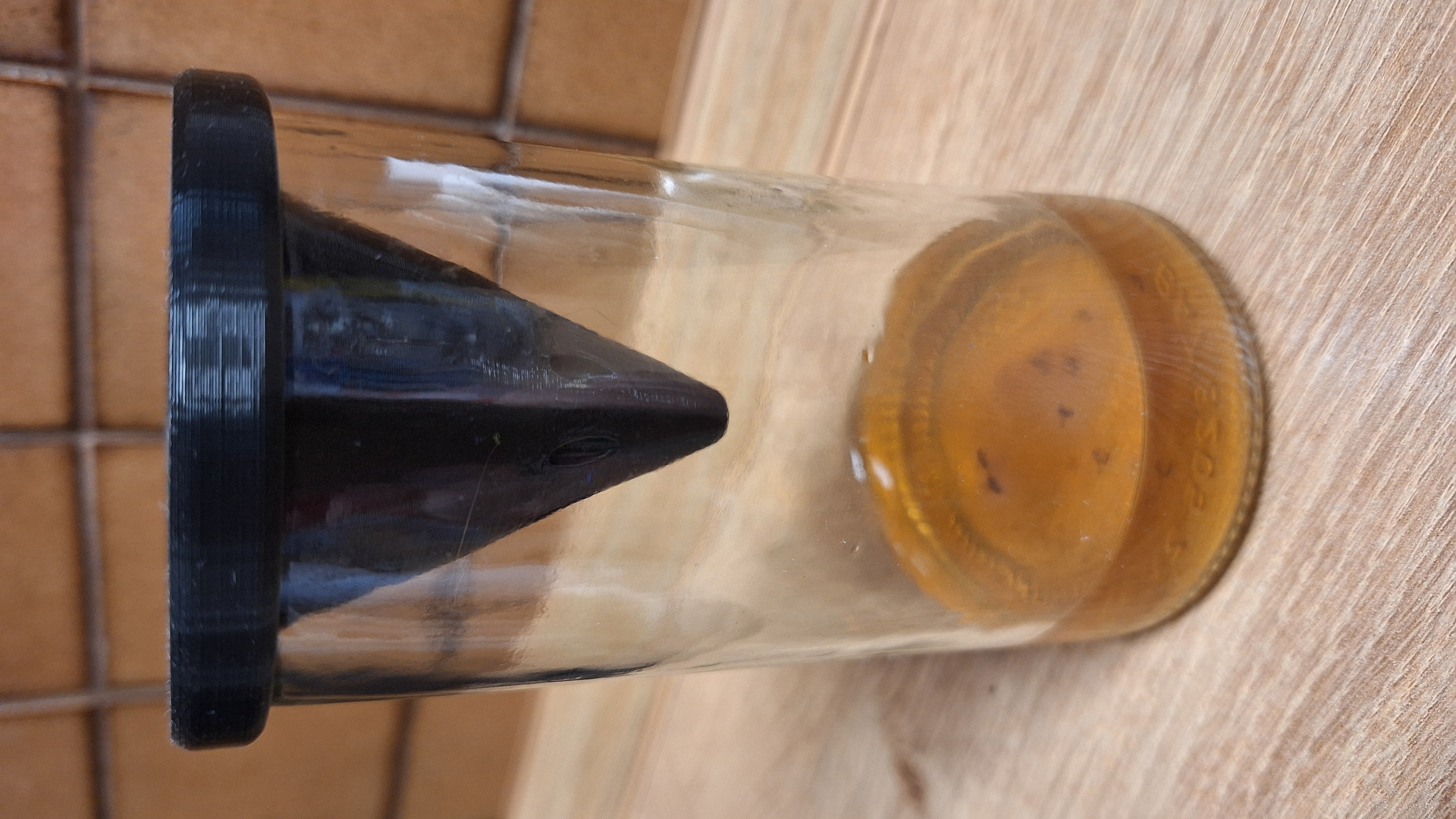 Fruchtfliegenfalle (die wirklich funktioniert) / Fruit fly trap (which really works)