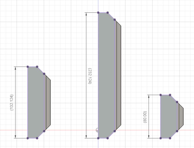 No drill door and drawer handles for 18mm thick panels by